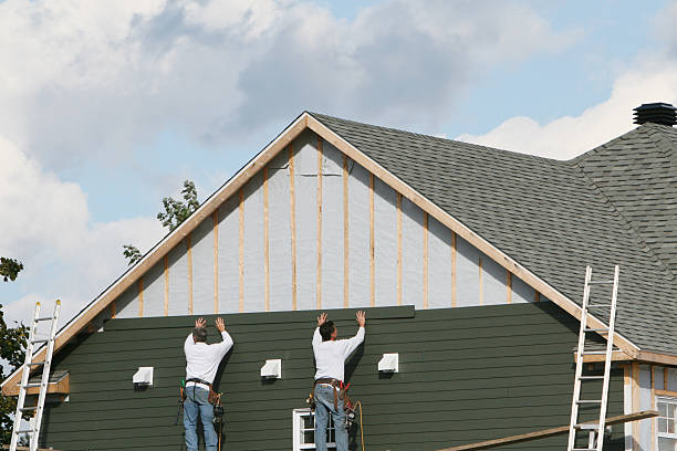 Professional Siding Contractor technician working in Morven, NC